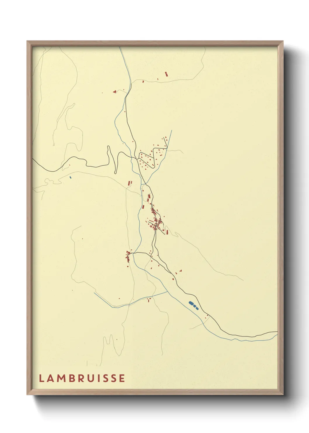 Un poster carteLambruisse