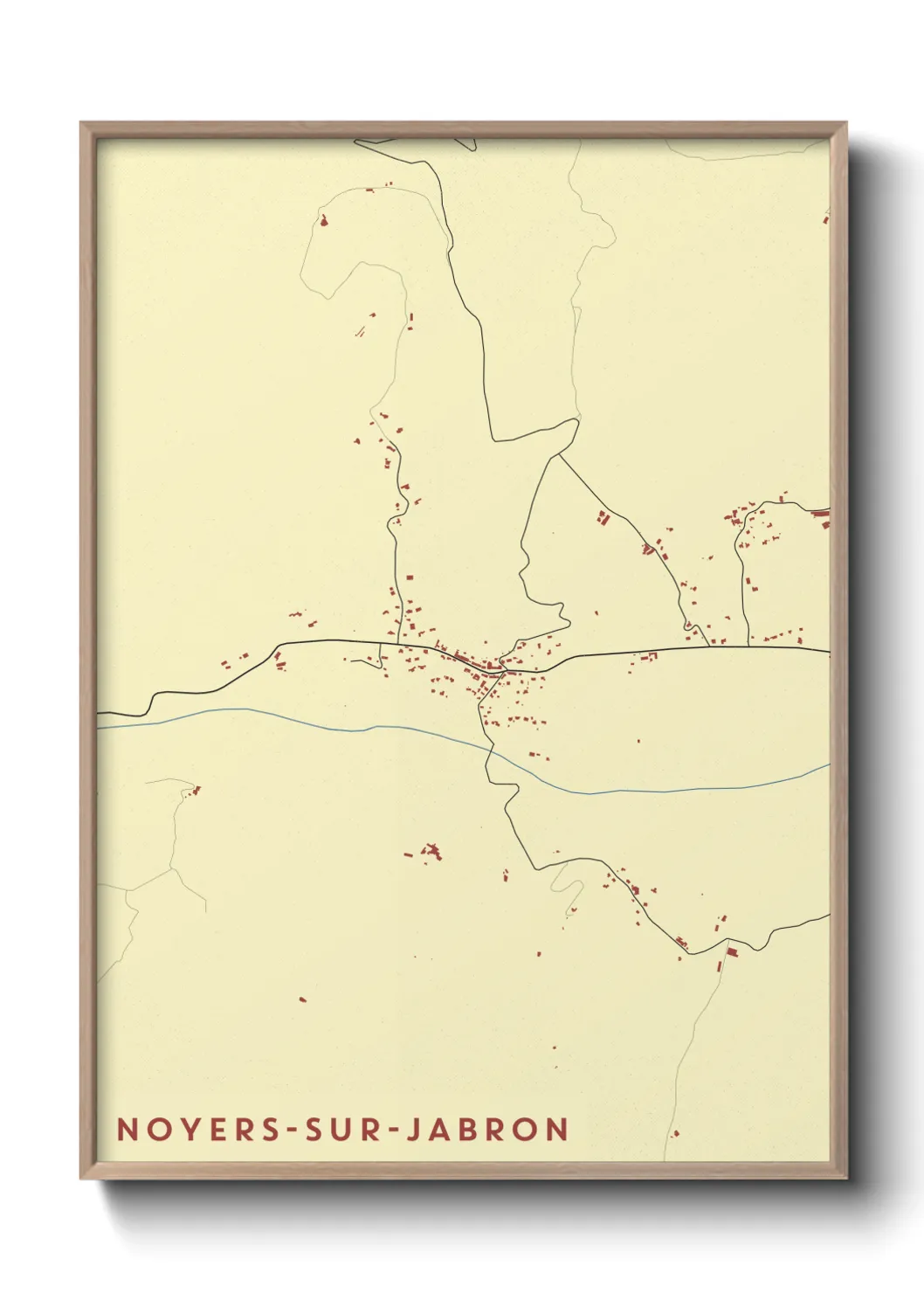 Un poster carteNoyers-sur-Jabron