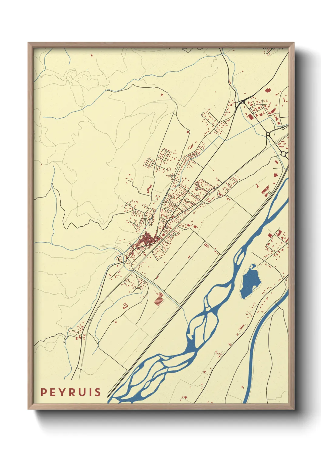 Un poster cartePeyruis