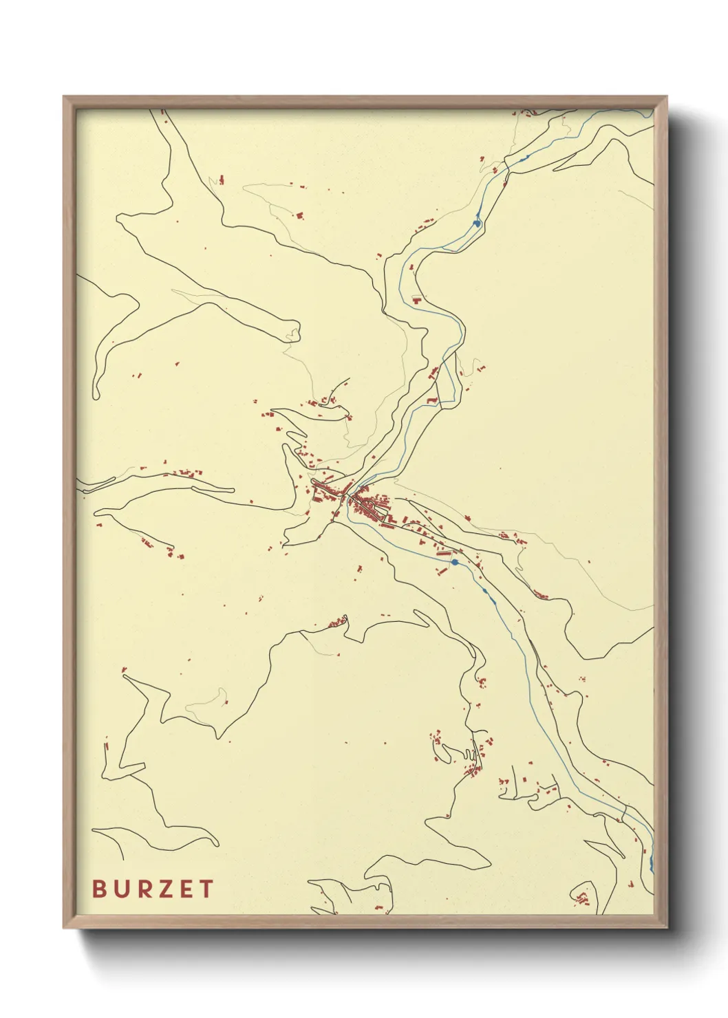 Un poster carteBurzet