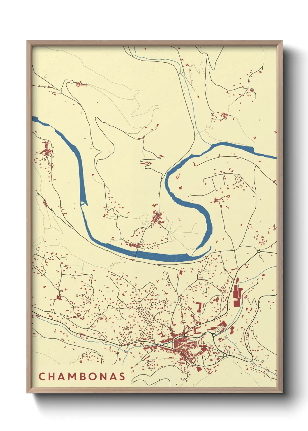 Un poster carteChambonas