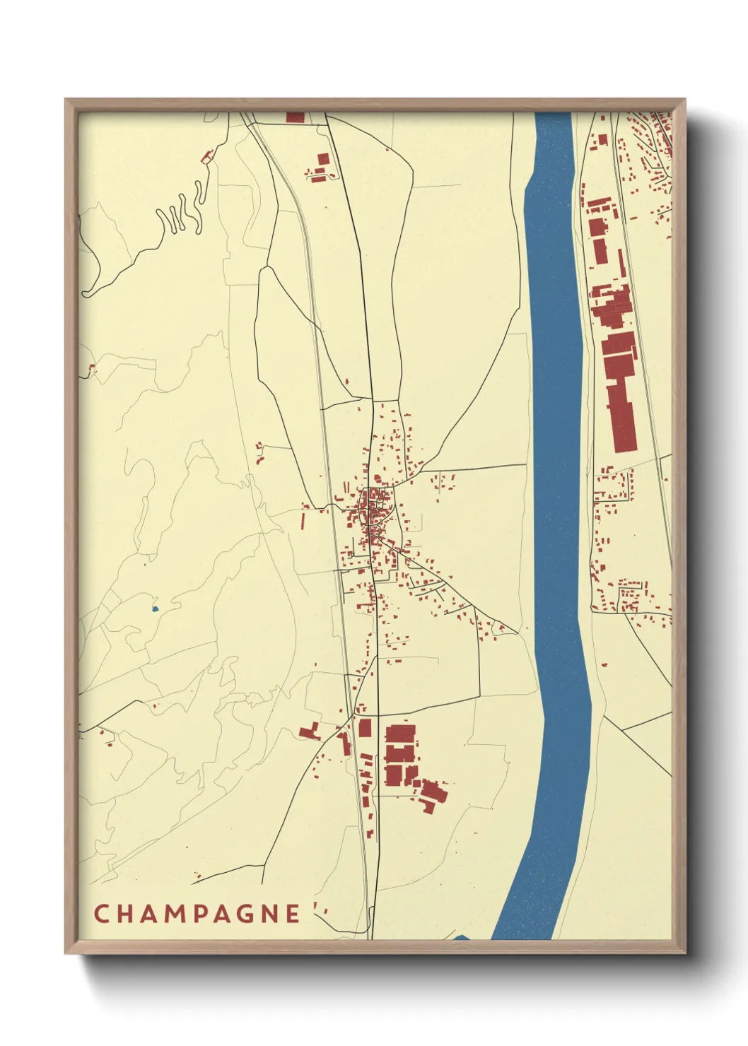 Un poster carteChampagne