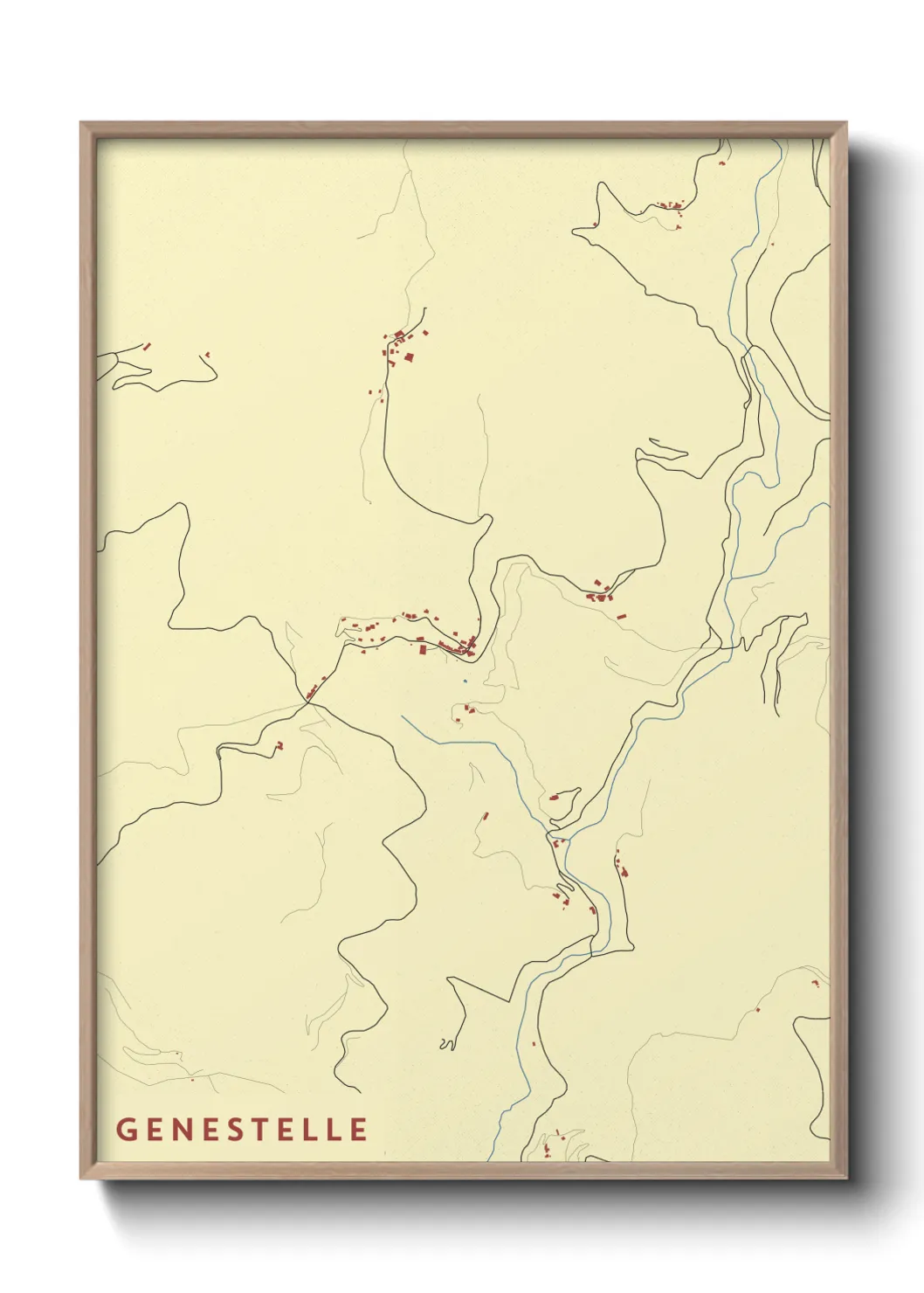 Un poster carteGenestelle