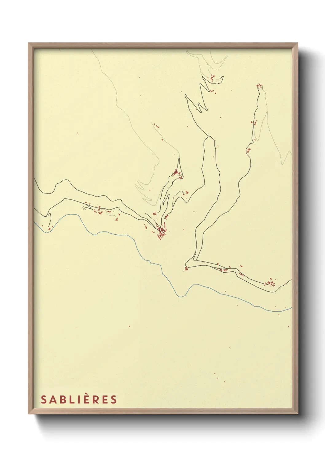 Un poster carteSablières