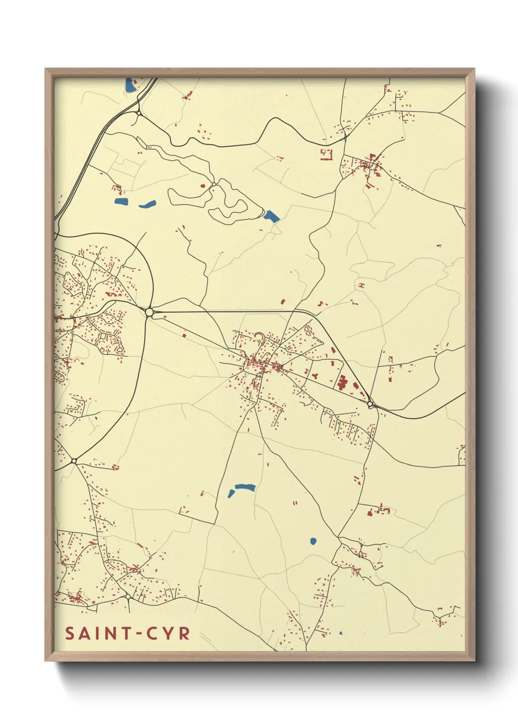 Un poster carteSaint-Cyr
