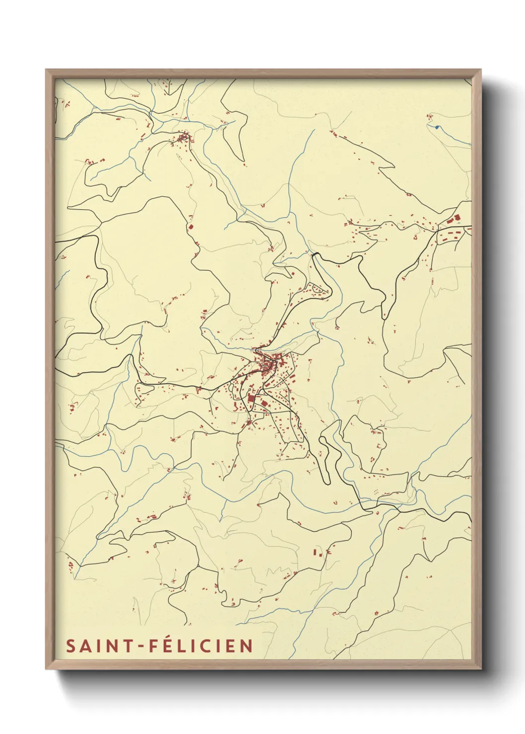 Un poster carteSaint-Félicien