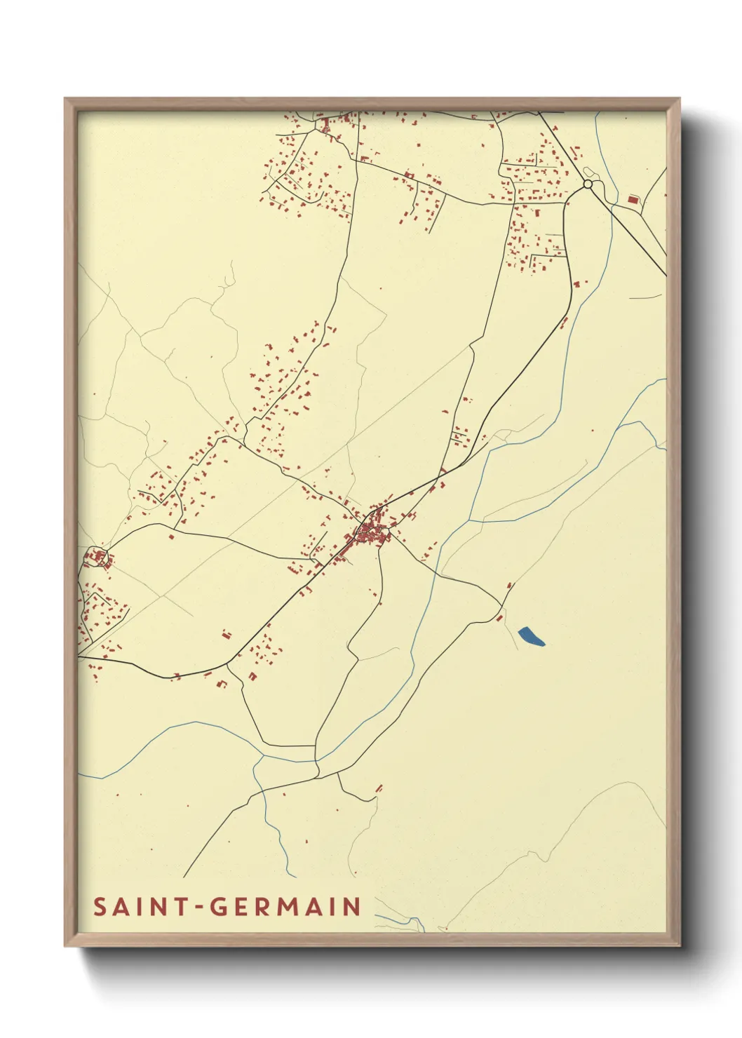 Un poster carteSaint-Germain