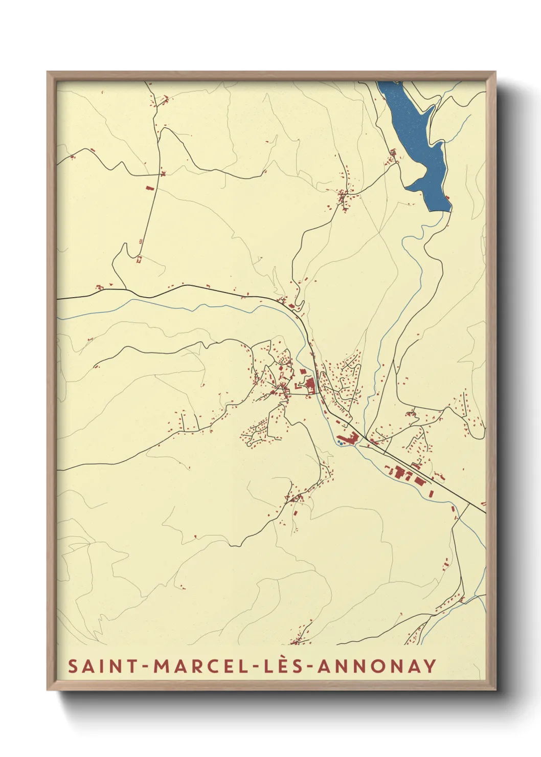 Un poster carteSaint-Marcel-lès-Annonay