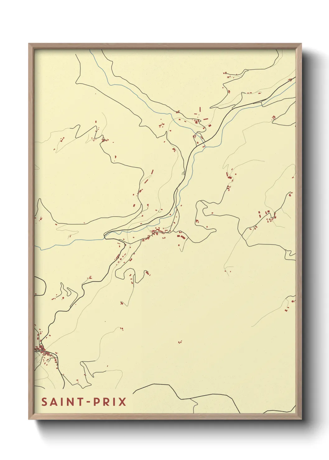 Un poster carteSaint-Prix