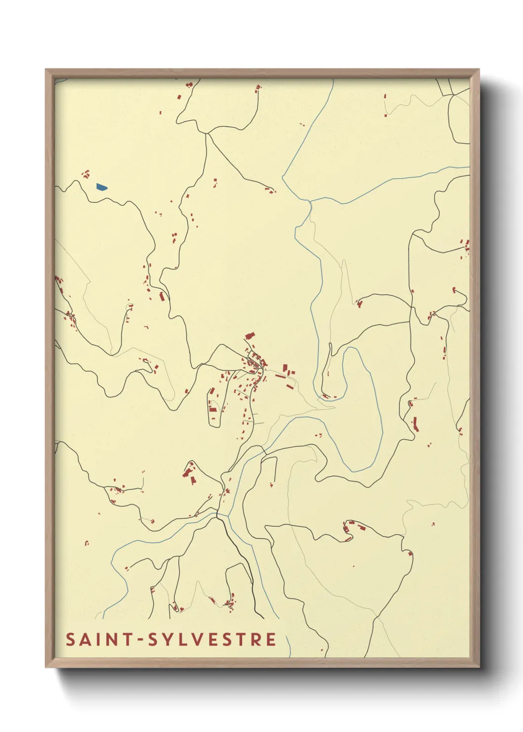 Un poster carteSaint-Sylvestre