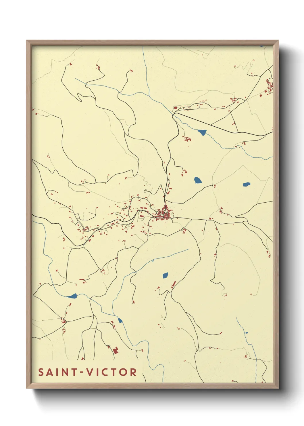 Un poster carteSaint-Victor
