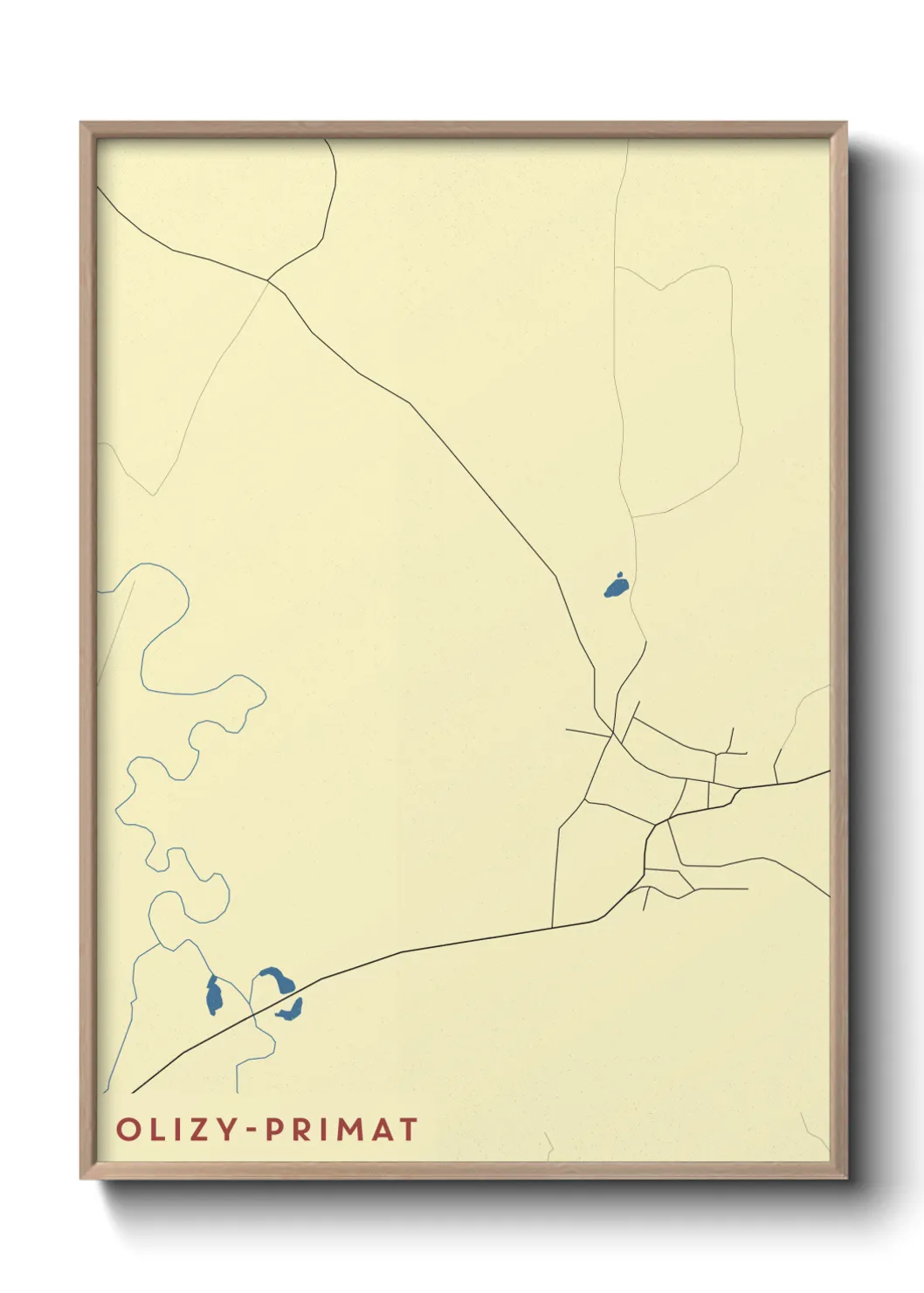 Un poster carteOlizy-Primat
