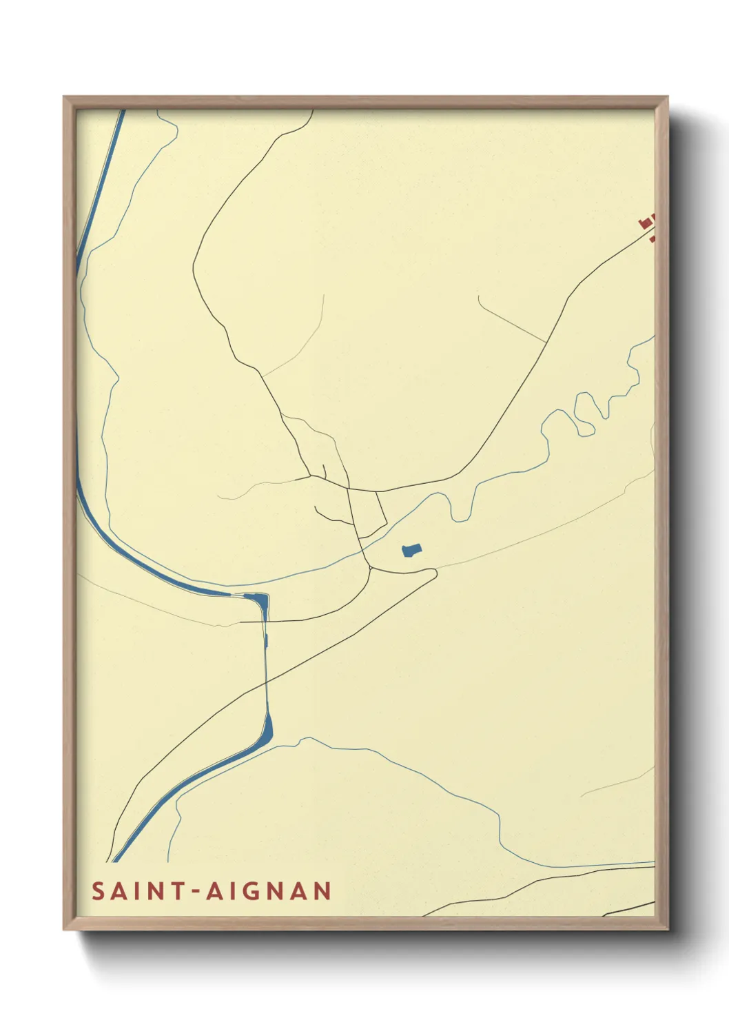 Un poster carteSaint-Aignan