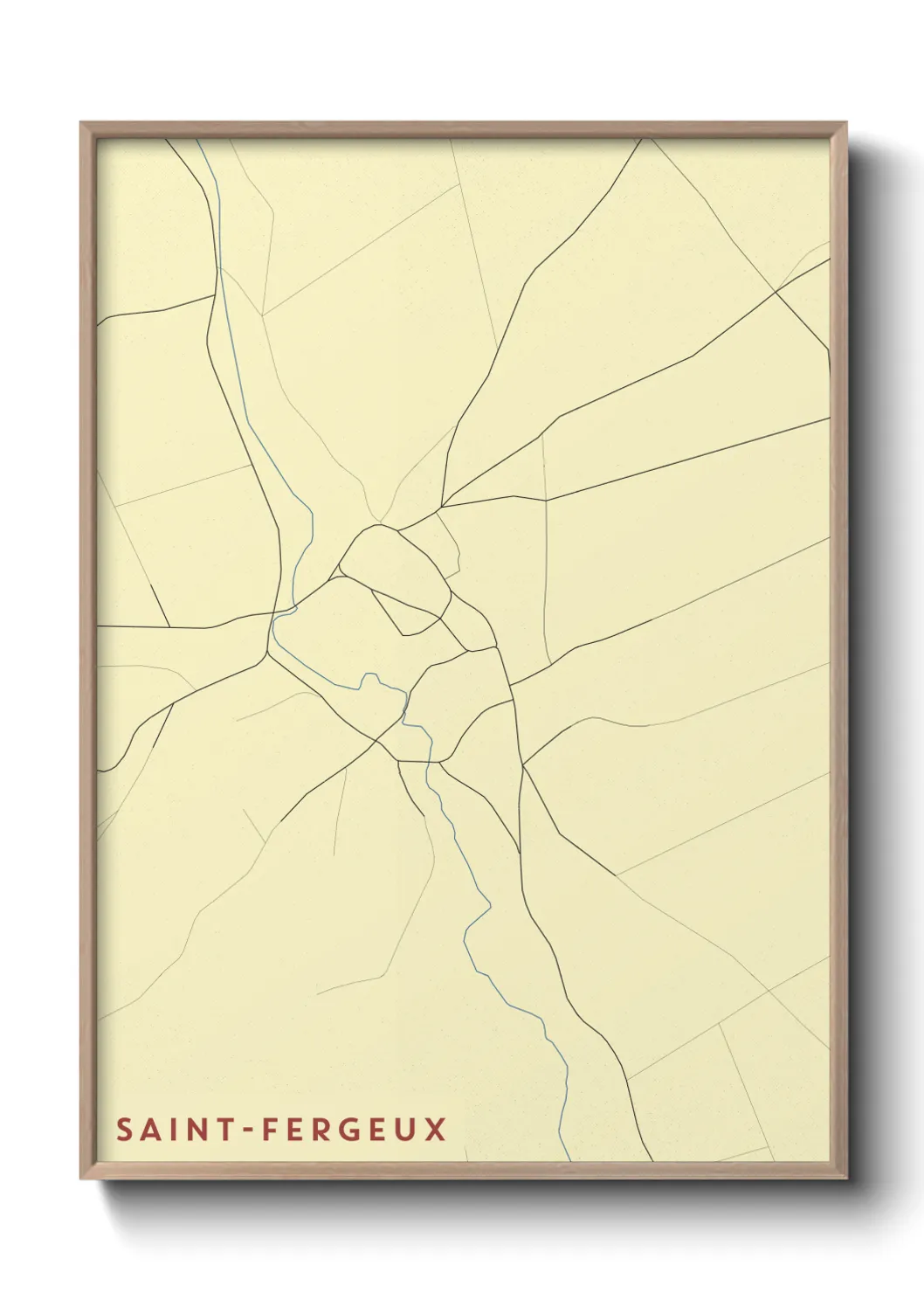 Un poster carteSaint-Fergeux