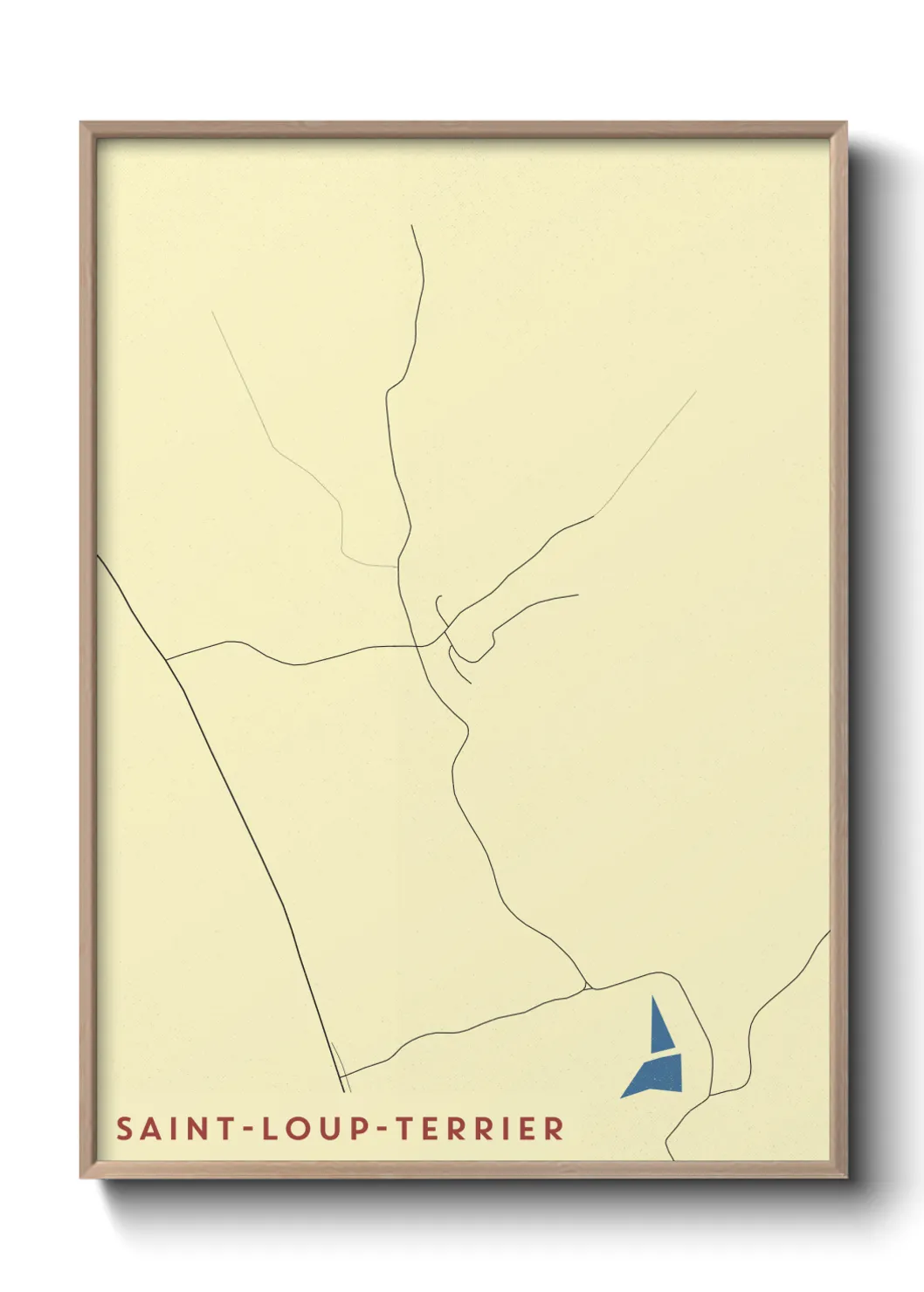 Un poster carteSaint-Loup-Terrier