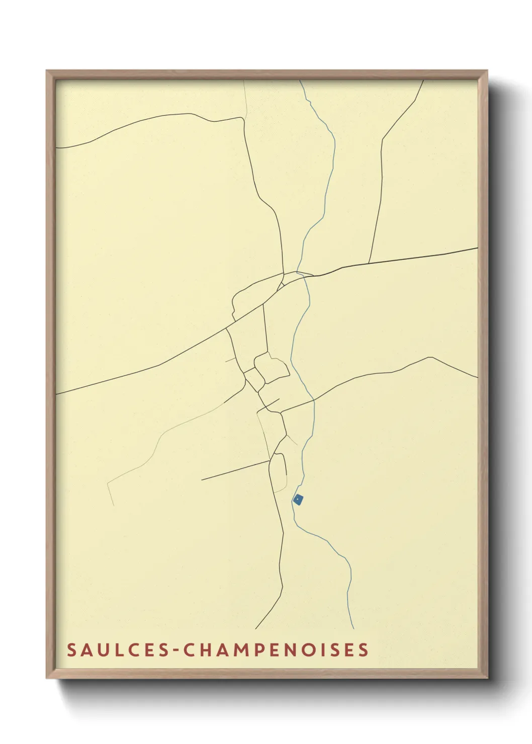 Un poster carteSaulces-Champenoises