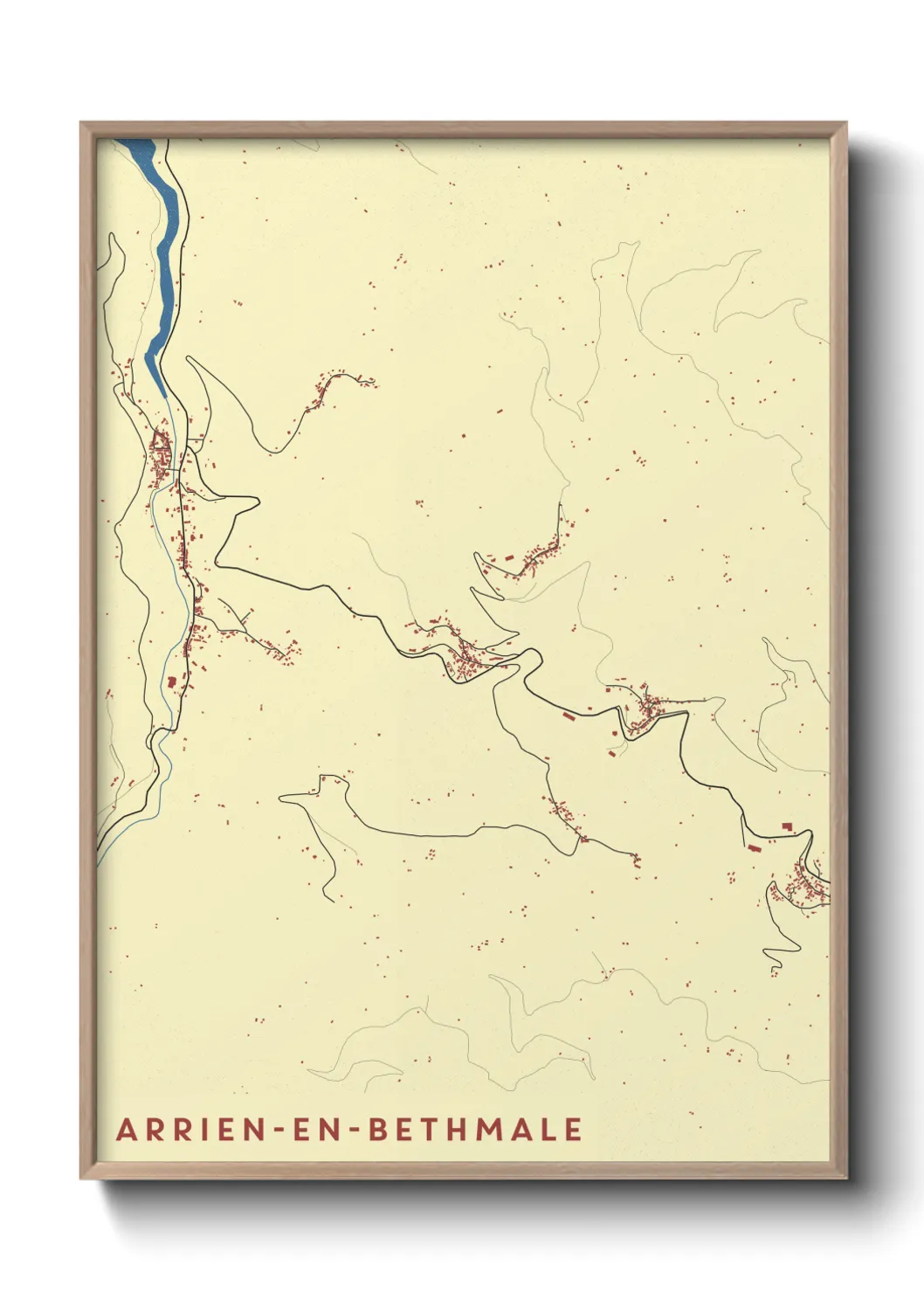 Un poster carteArrien-en-Bethmale