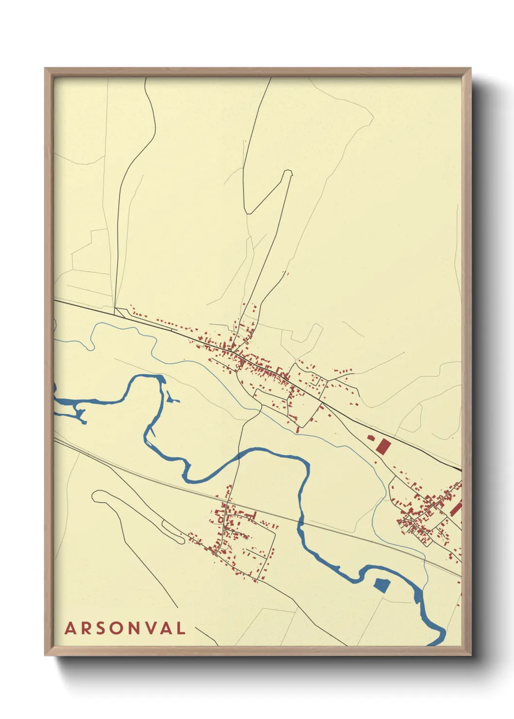 Une affiche de carte sur Arsonval