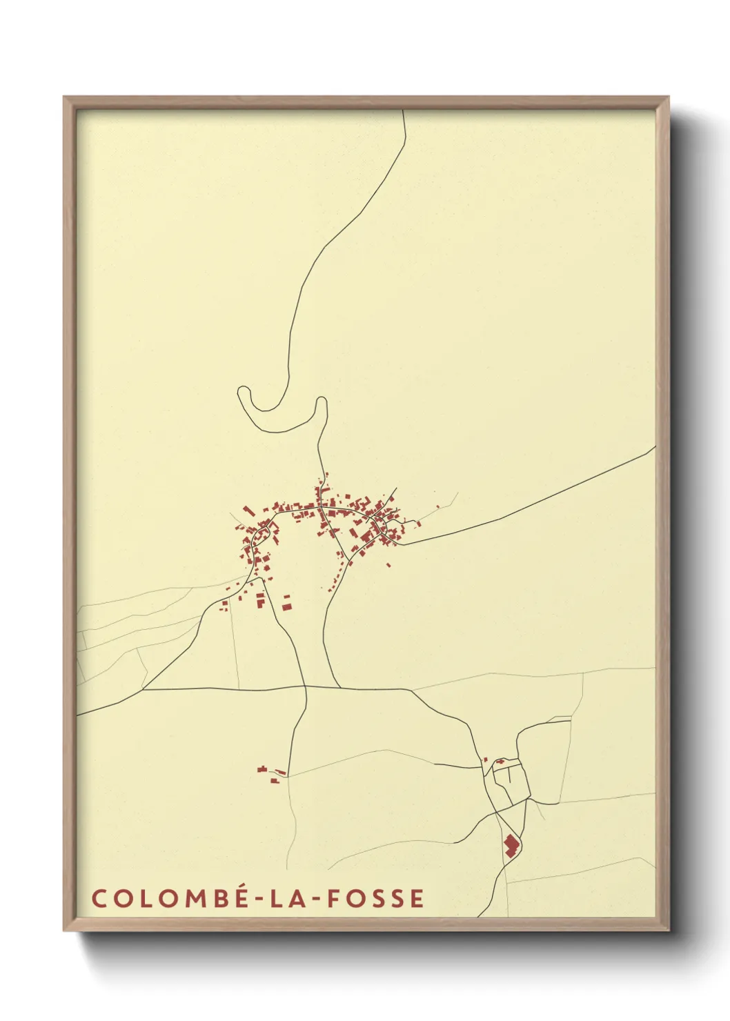 Un poster carteColombé-la-Fosse