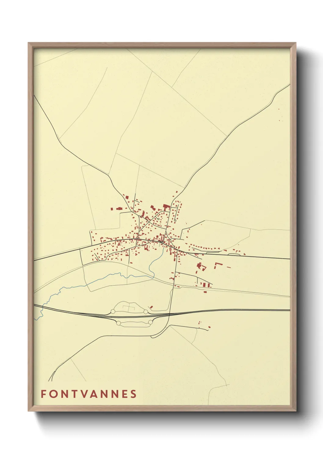 Un poster carteFontvannes