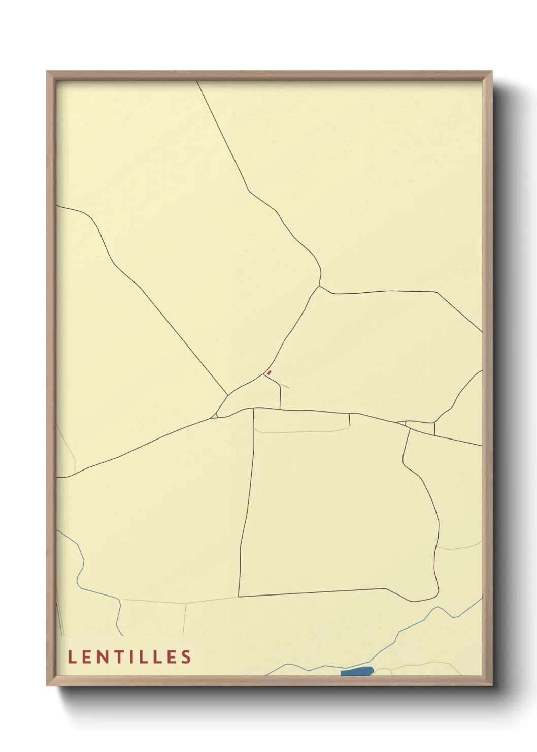 Un poster carteLentilles