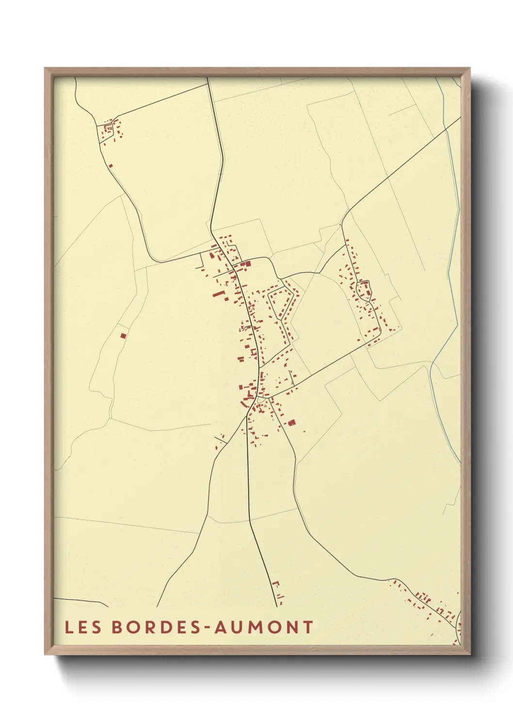 Un poster carteLes Bordes-Aumont