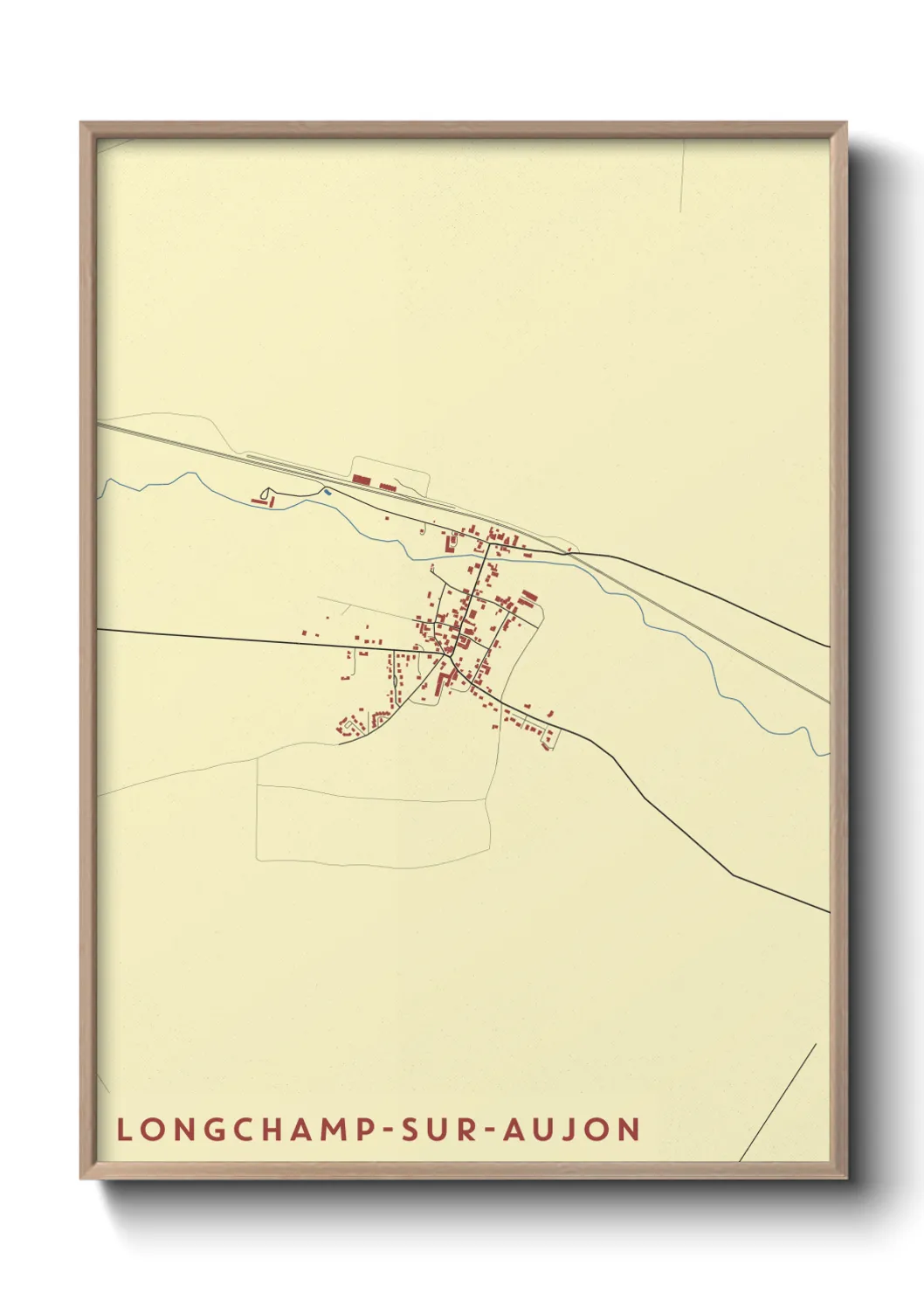 Un poster carteLongchamp-sur-Aujon