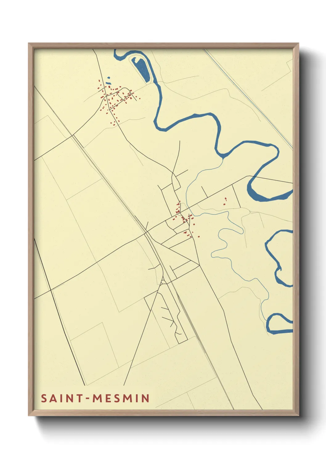 Un poster carteSaint-Mesmin