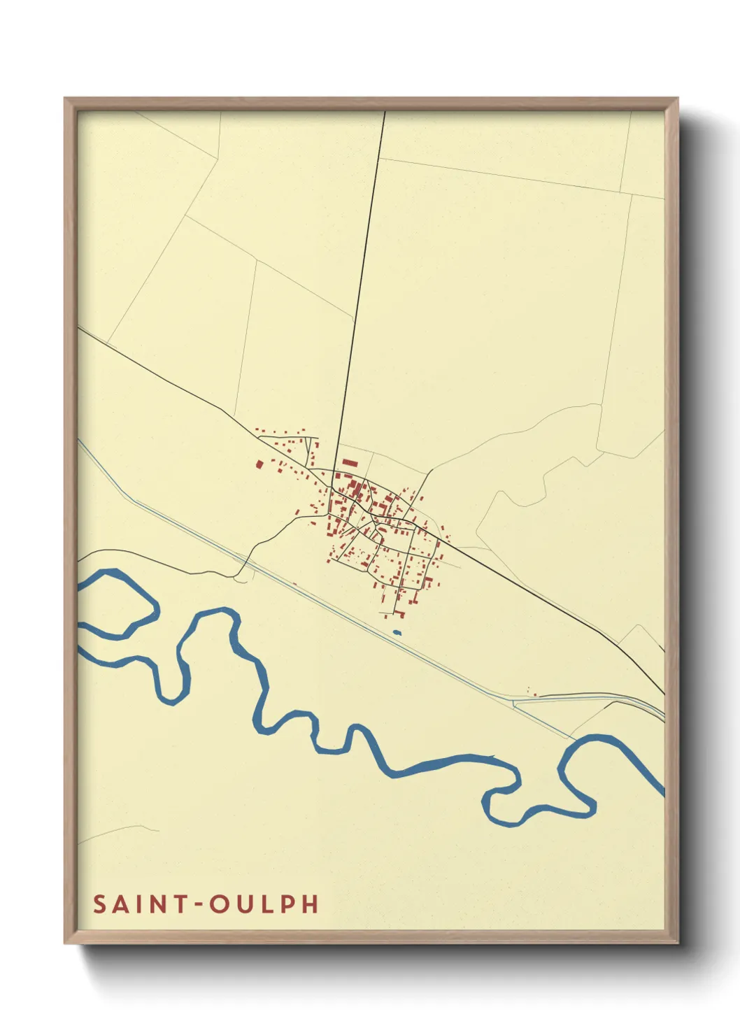 Un poster carteSaint-Oulph