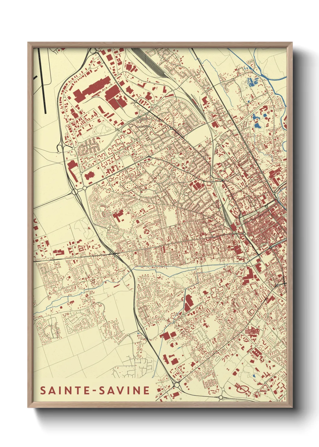 Un poster carteSainte-Savine