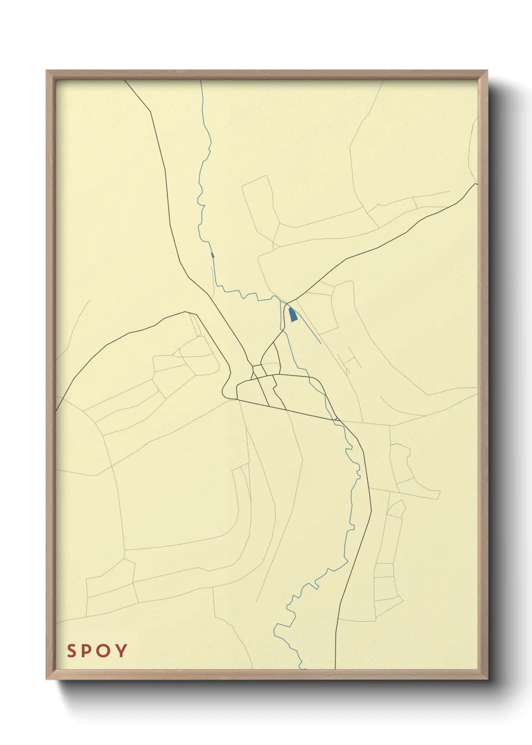 Une affiche de carte sur Spoy