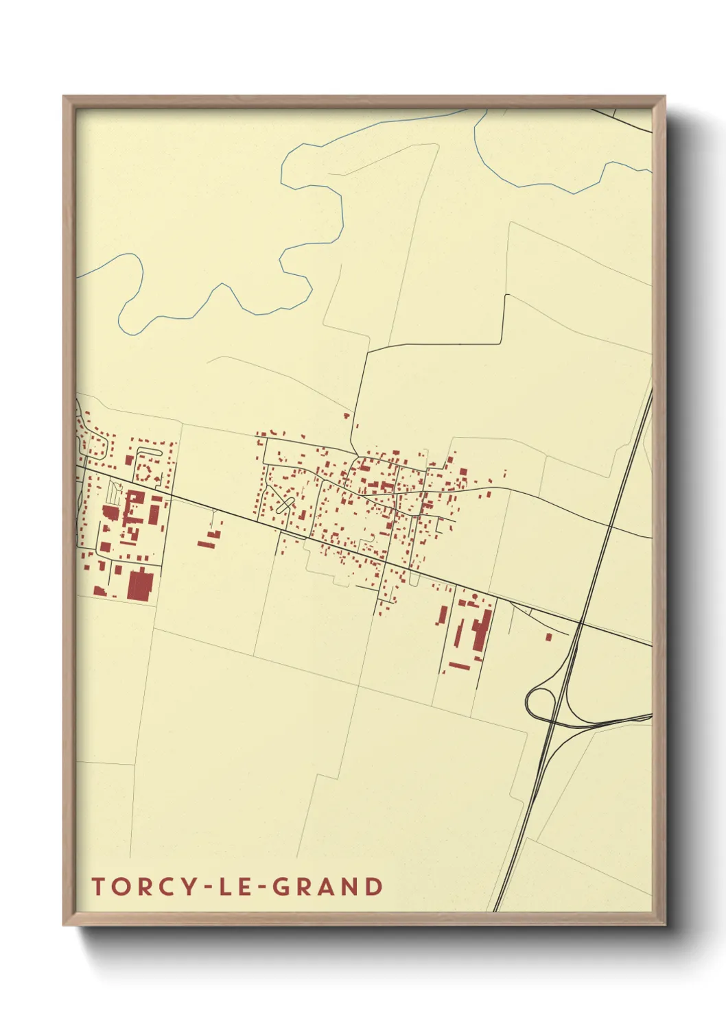 Un poster carteTorcy-le-Grand