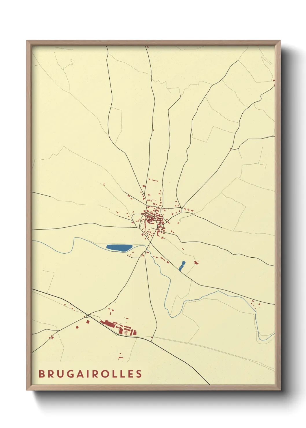 Un poster carteBrugairolles
