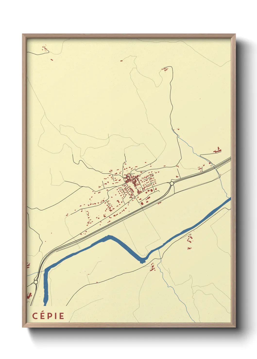 Un poster carteCépie