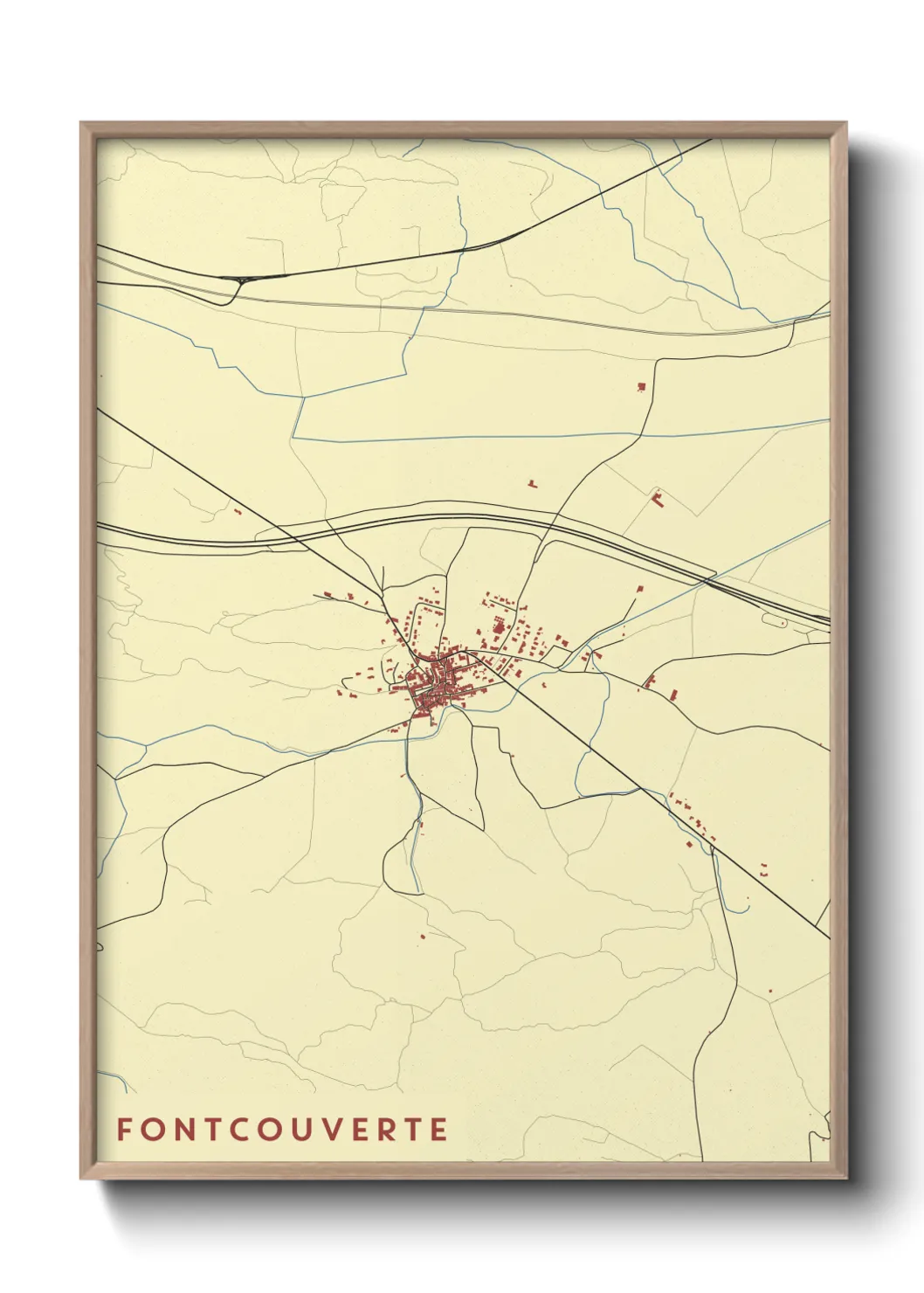Un poster carteFontcouverte