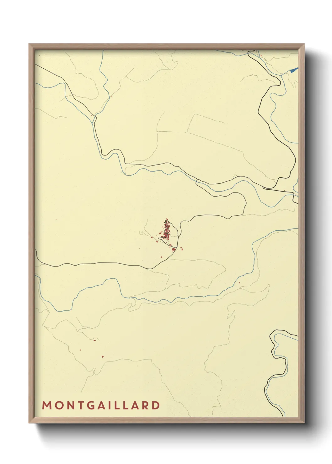 Un poster carteMontgaillard
