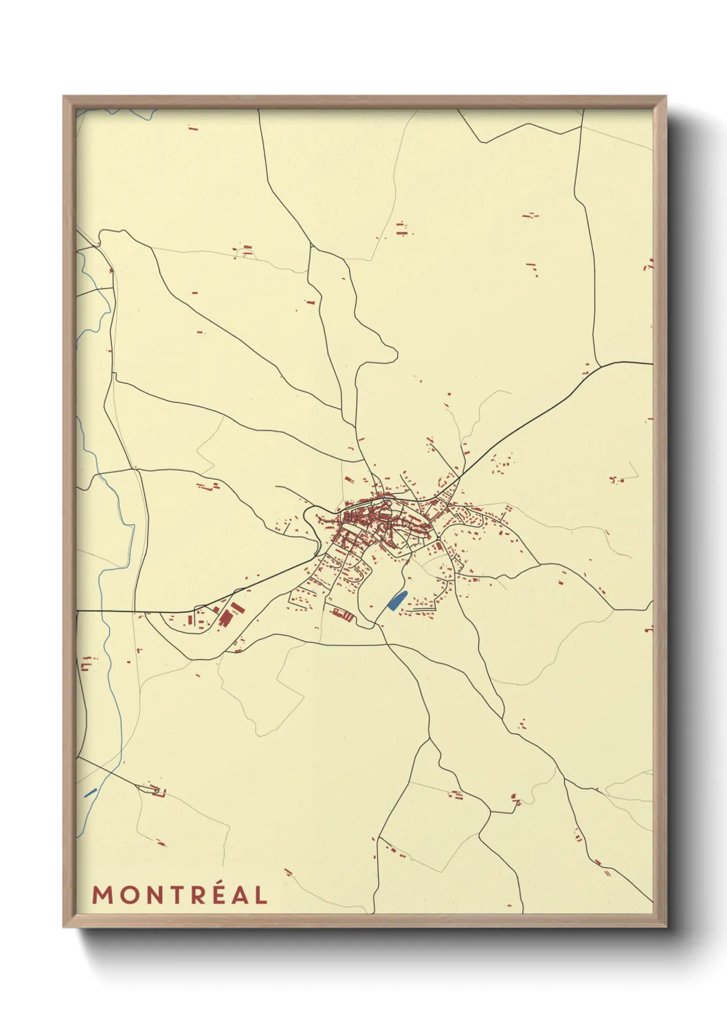 Un poster carteMontréal