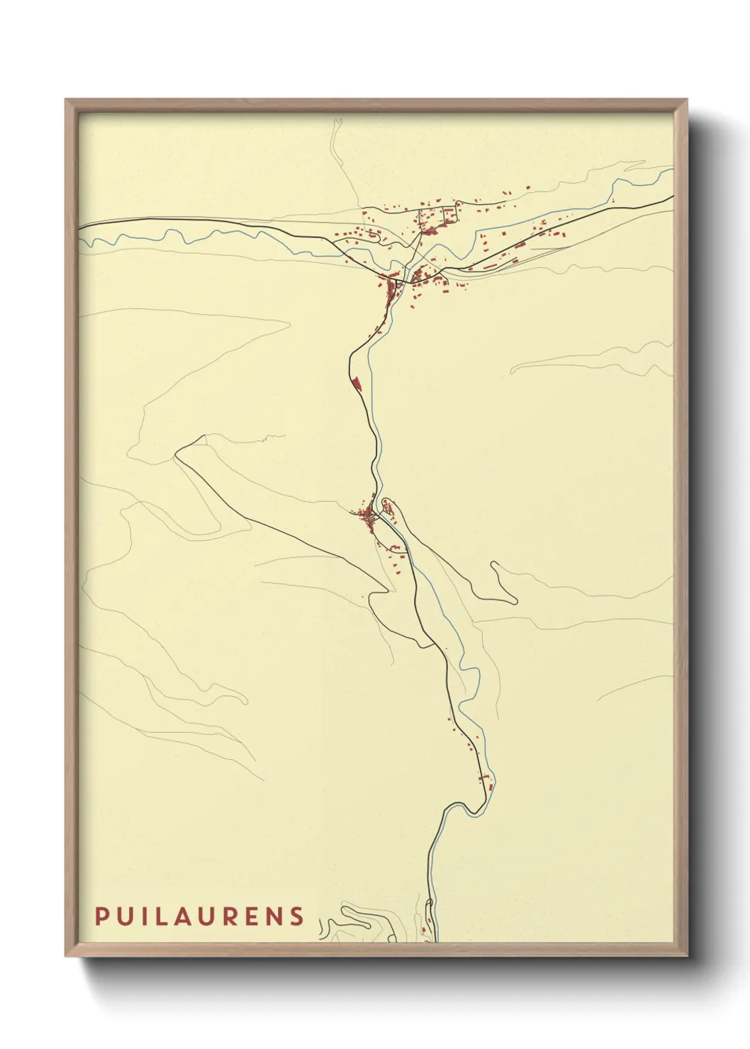 Un poster cartePuilaurens