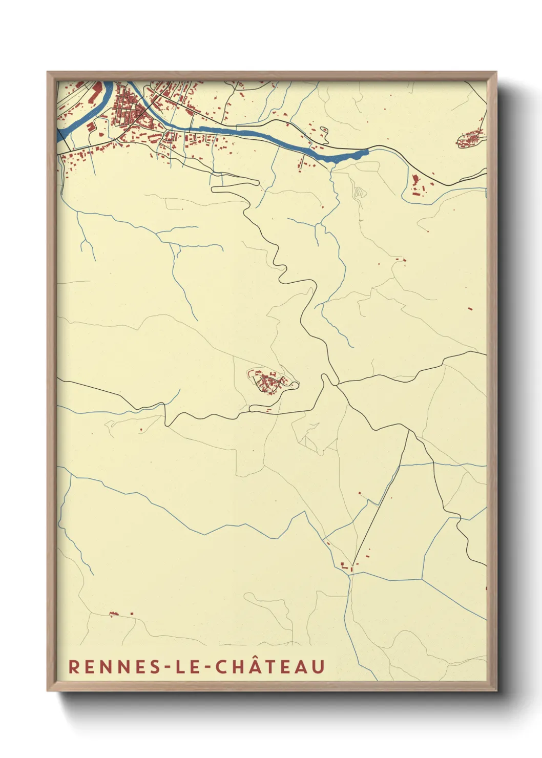 Un poster carteRennes-le-Château