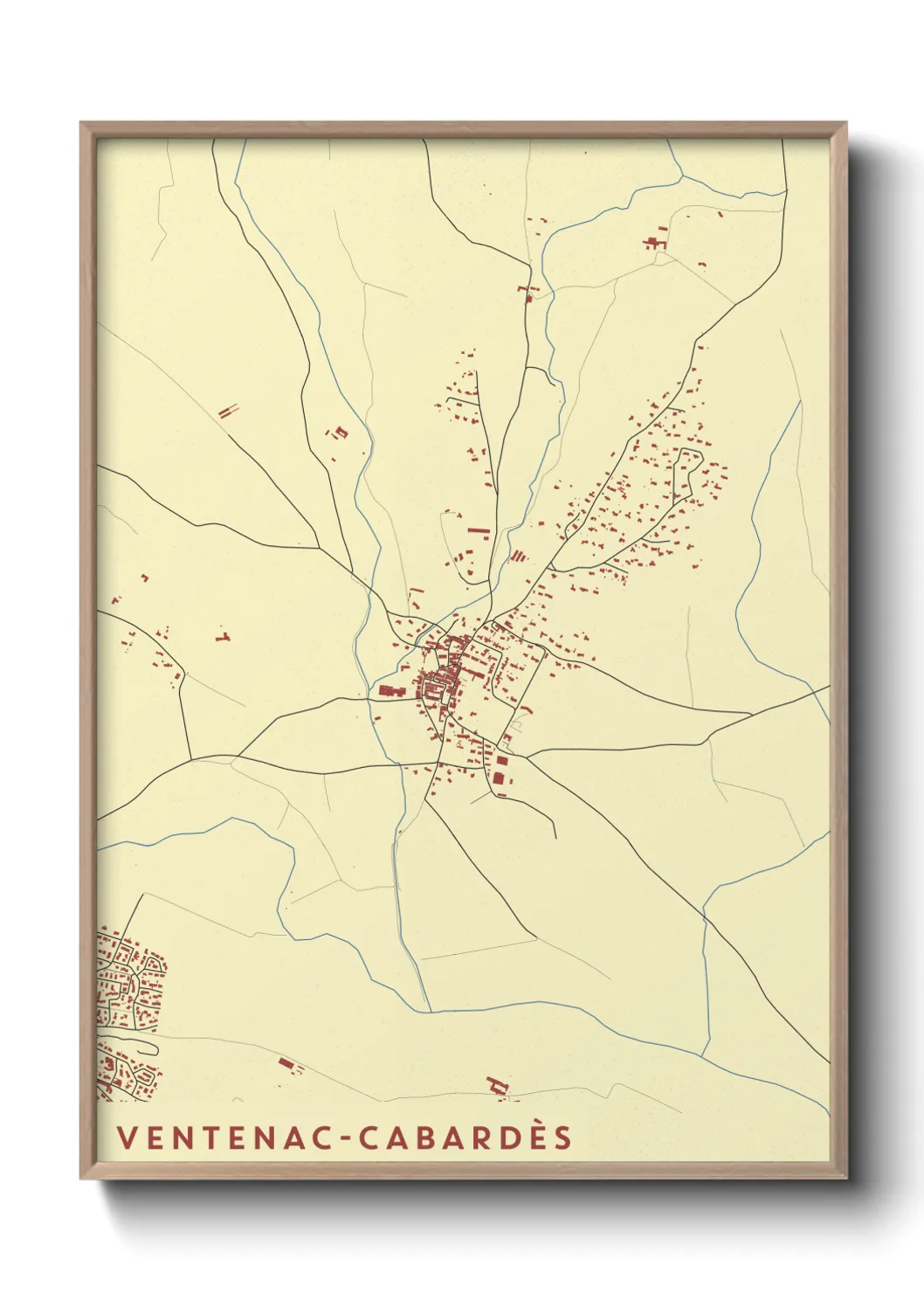Un poster carteVentenac-Cabardès