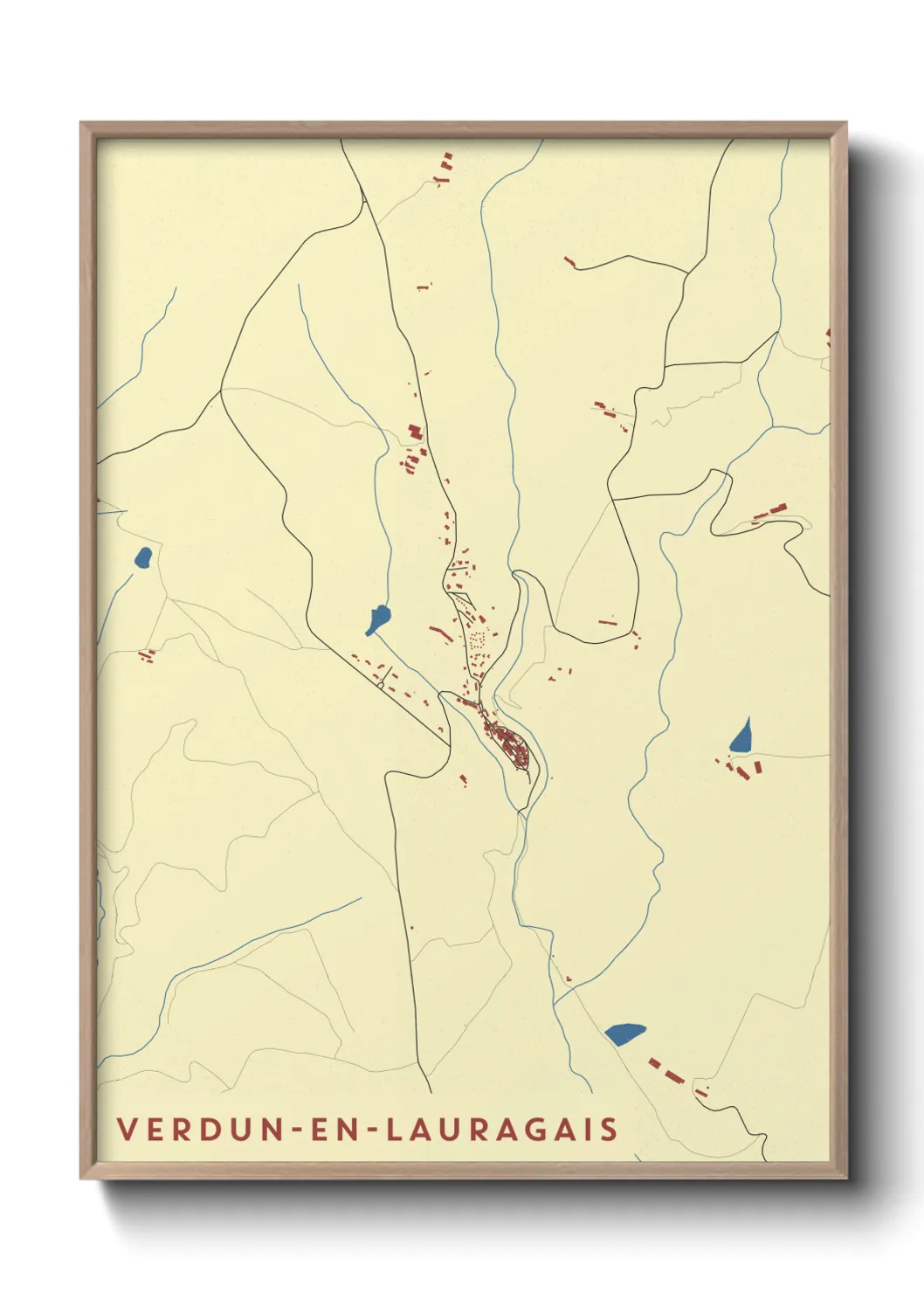 Un poster carteVerdun-en-Lauragais