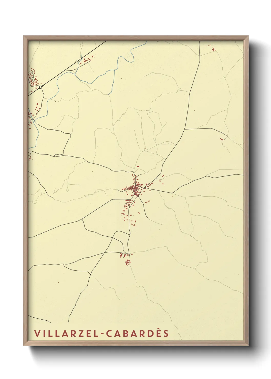 Un poster carteVillarzel-Cabardès