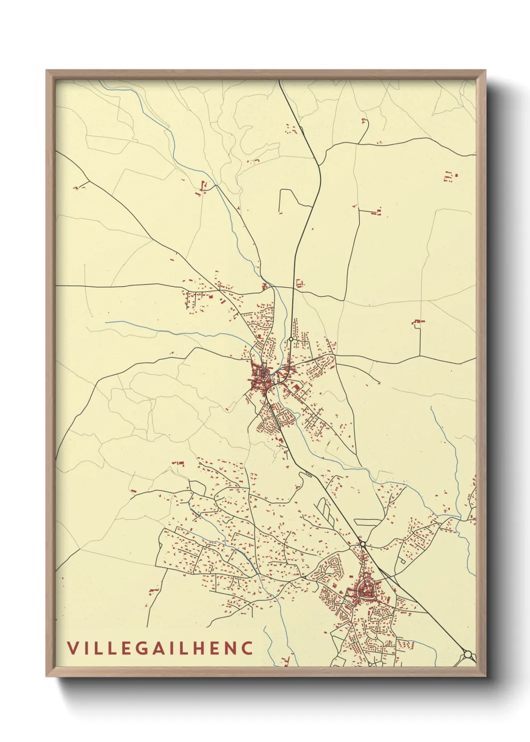 Un poster carteVillegailhenc