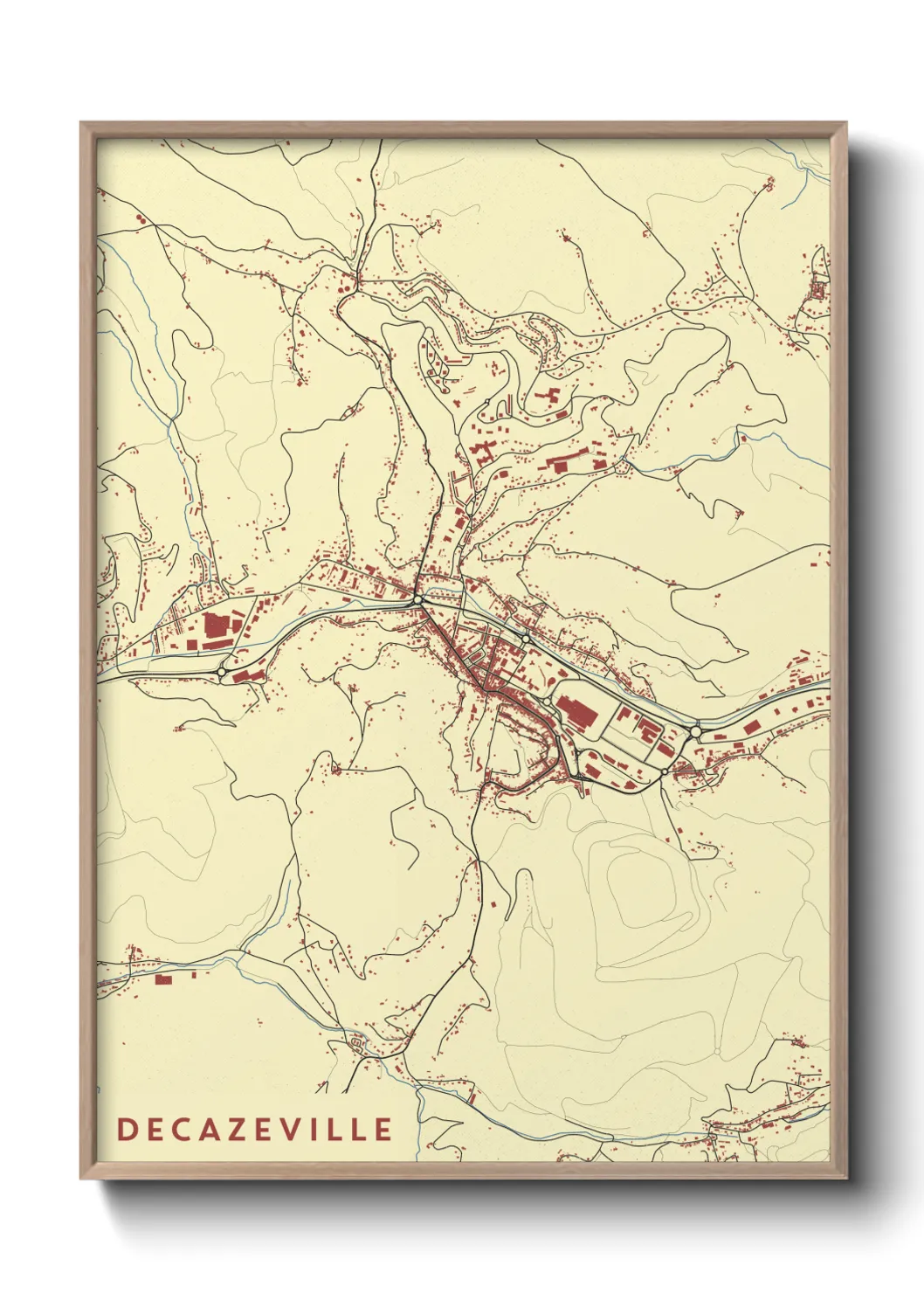 Un poster carteDecazeville