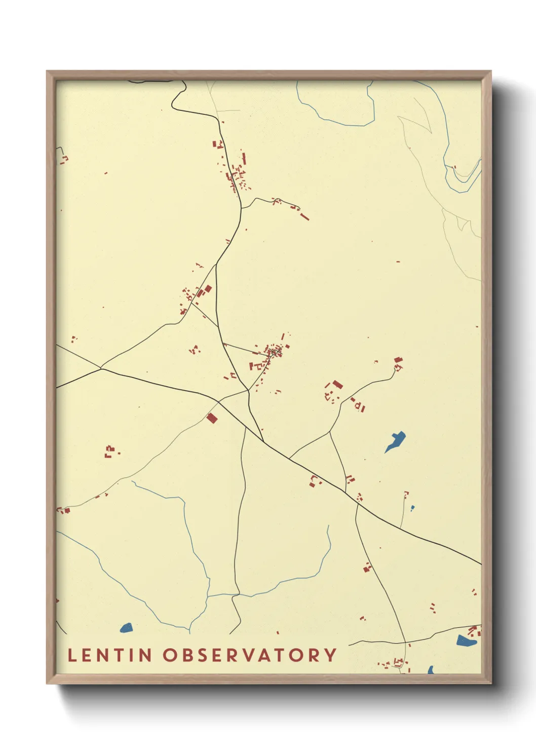 Un poster carteLentin Observatory