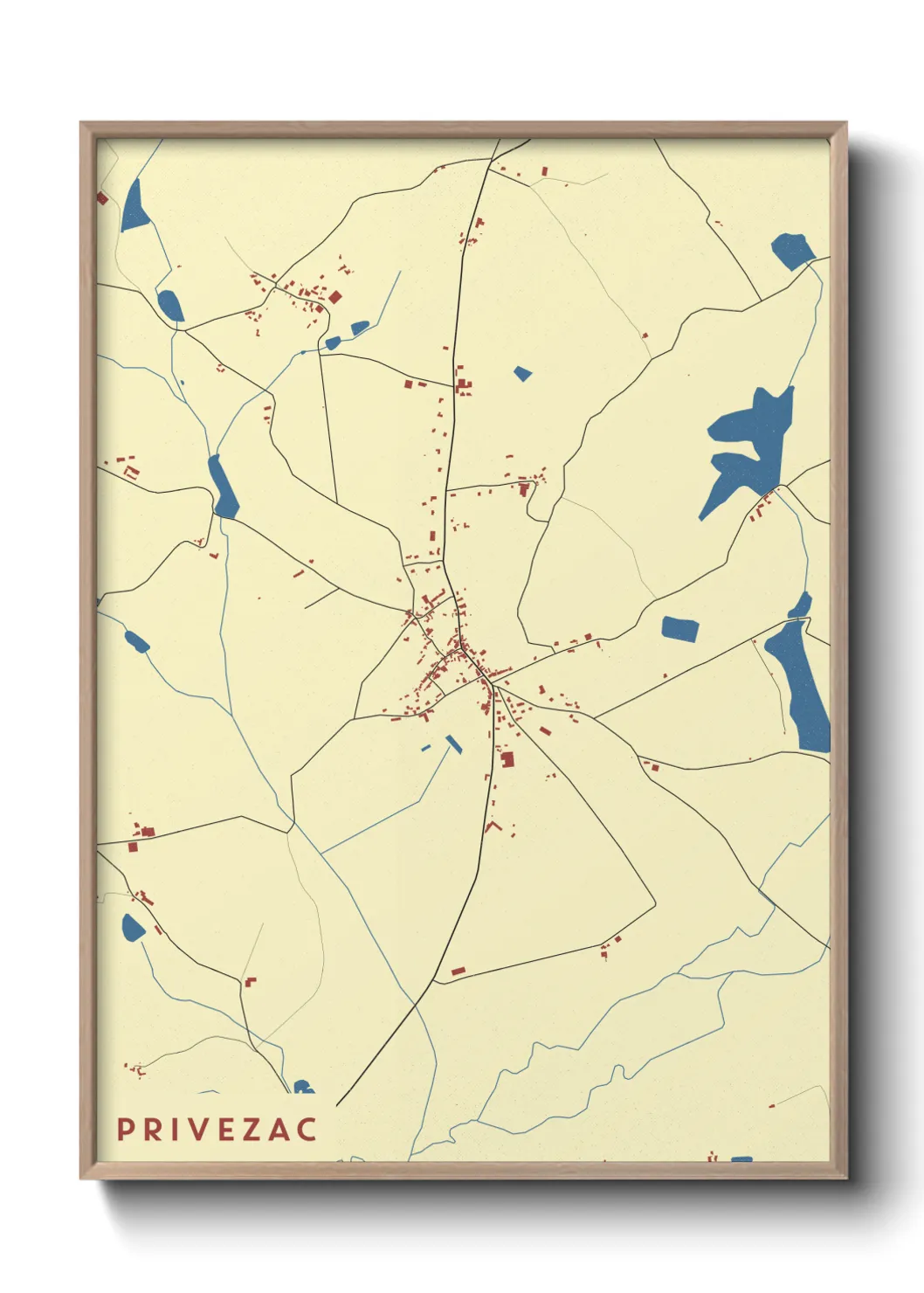 Un poster cartePrivezac