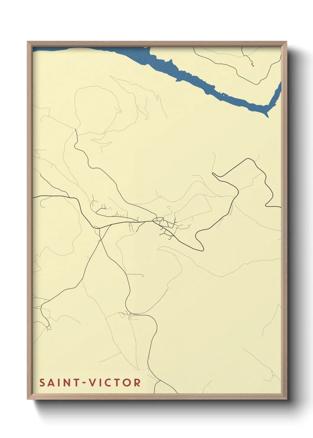 Un poster carteSaint-Victor