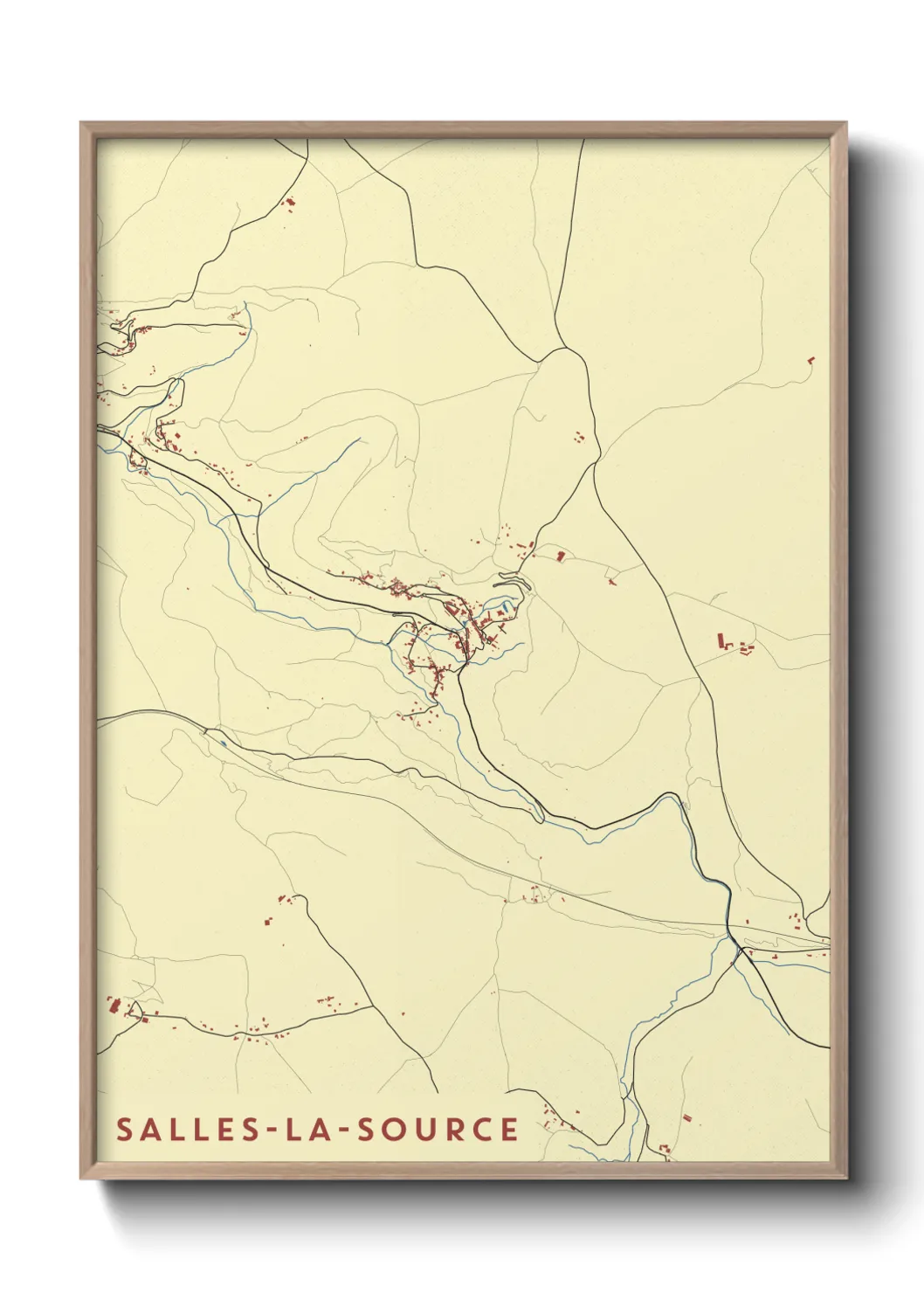 Un poster carteSalles-la-Source