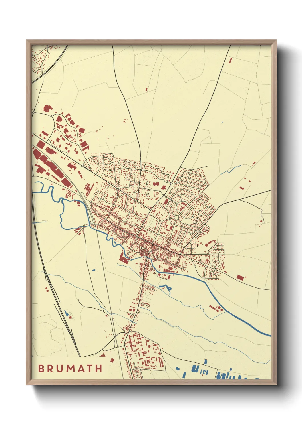 Un poster carteBrumath