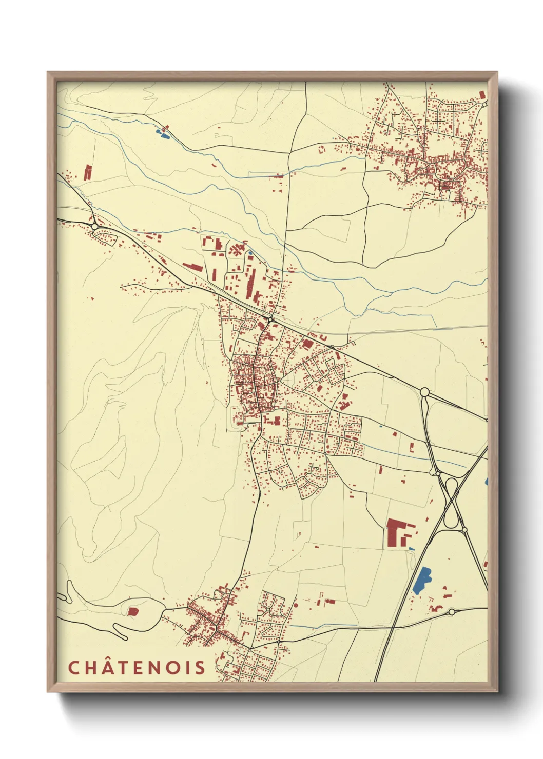 Un poster carteChâtenois